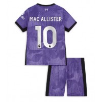 Maglie da calcio Liverpool Alexis Mac Allister #10 Terza Maglia Bambino 2023-24 Manica Corta (+ Pantaloni corti)